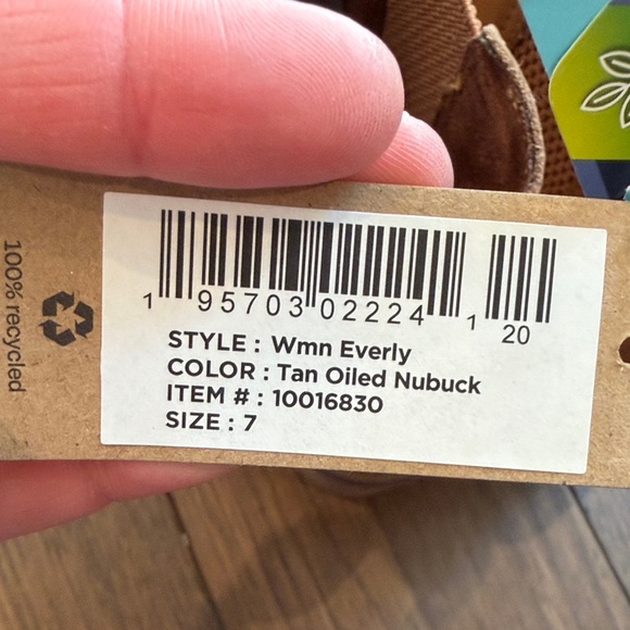 TOMS Everly Women's Brown Ankle Booties Size 7 New In Box - C20-001 - Picture 9 of 9